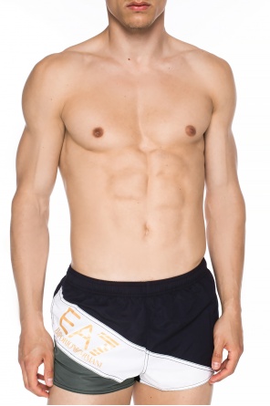 Logo-application swim shorts, zdjęcie 2 Logo-application swim shorts od EA7 Emporio Armani